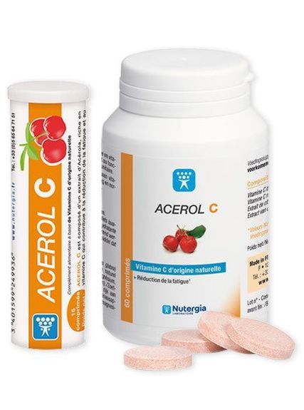 ACEROL C NUTERGIA 60+15 COMPRIMES